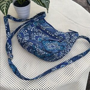 Vera Bradley Paisley Blue Quilted Bag